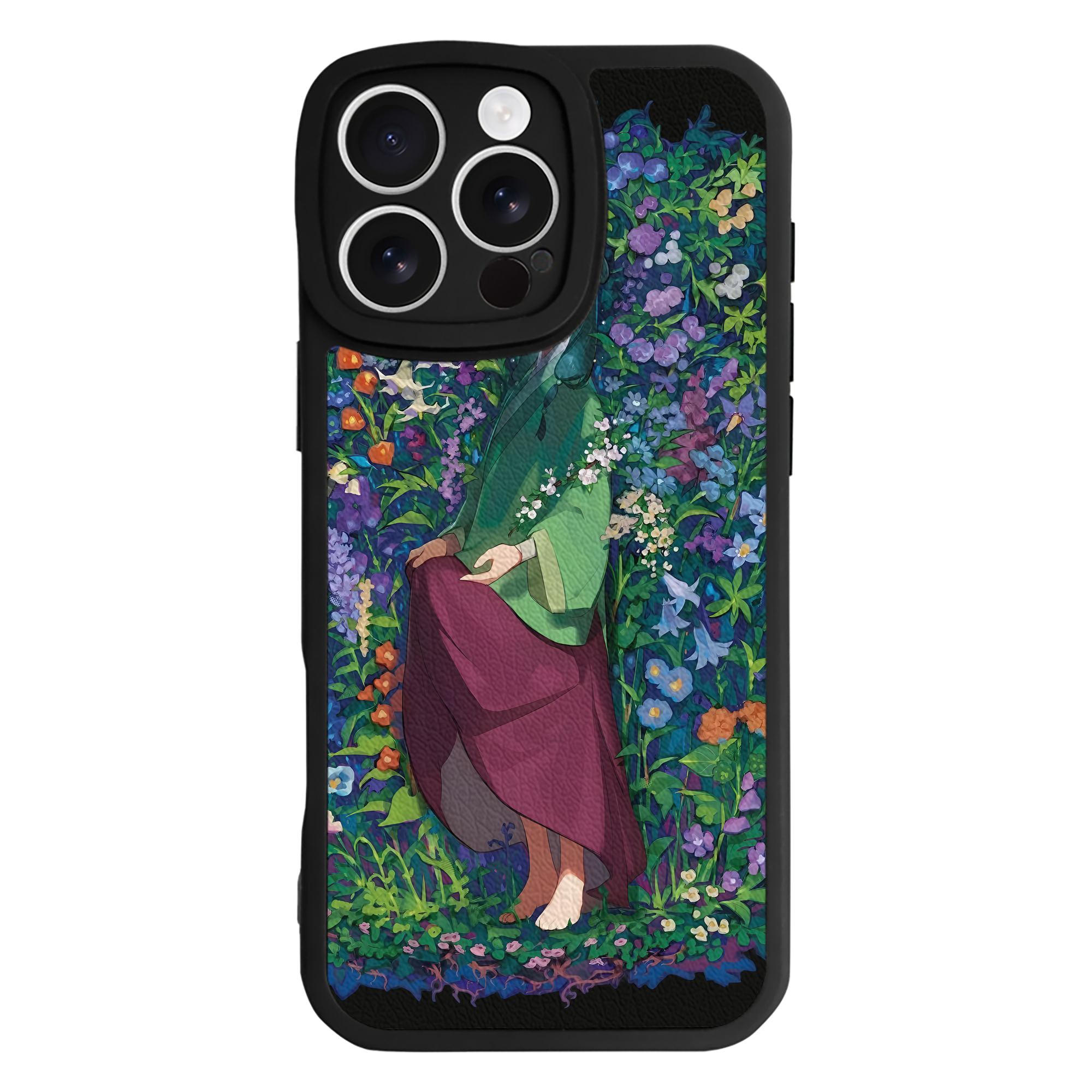 （画像用） 薬屋のひとりごと The Apothecary Diaries 【iPhone 16シリーズ対応】シリコンスマホケース（レザー調） 材質：シリコン